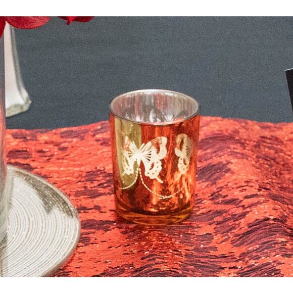 Elegant Gold Butterfly Votive Candle Holders – Set of 12 - Picture 5 of 5